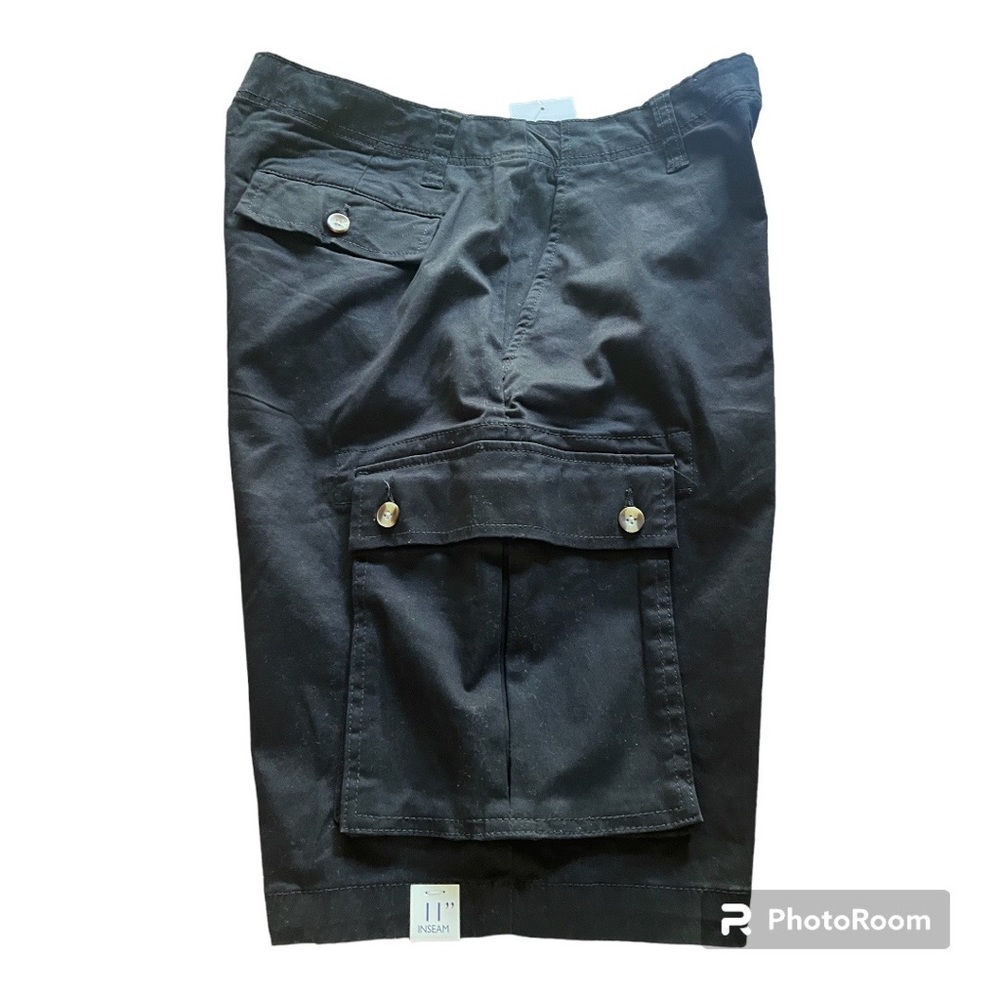 NWT Saddlebred Black Cargo Shorts Men's W34